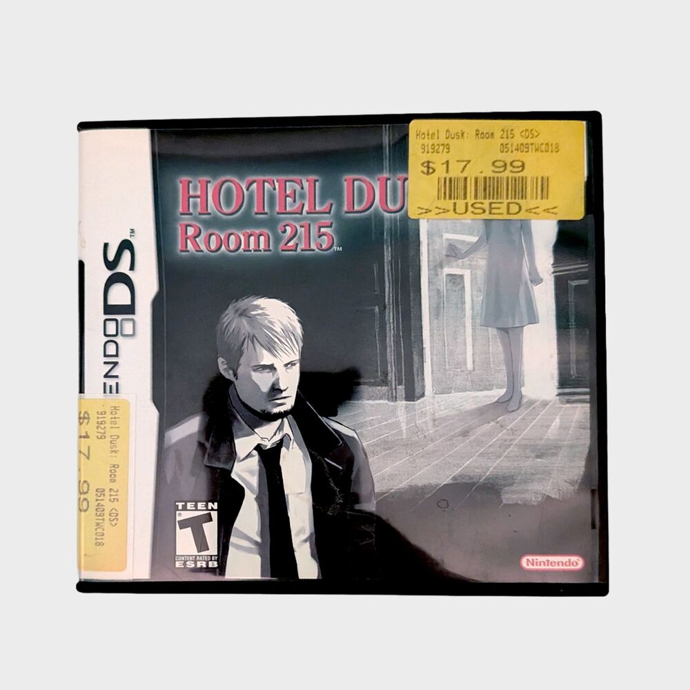 Hotel Dusk Room 215 Nintendo DS 2007 Video Game Adventure Mystery Manual